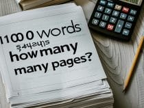 1000 mots : combien de pages ?