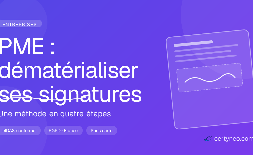 solution pour dematerialiser signature